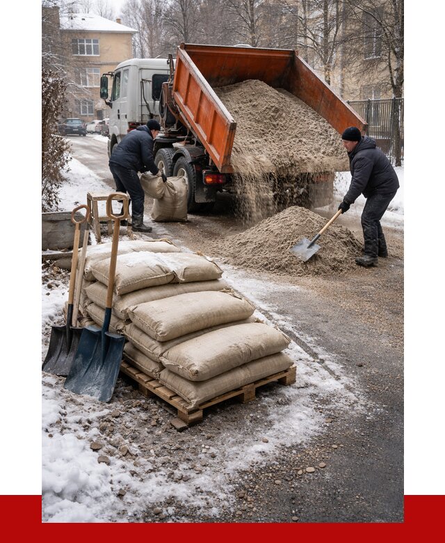 Противогололедные материалы оптом в Вольске от 4253 р. | ПРОНЕРУДВль