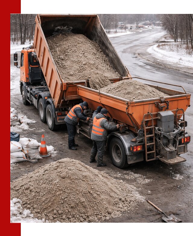 Поставка и вывоз пескосоля в Вольске оптом и в розницу