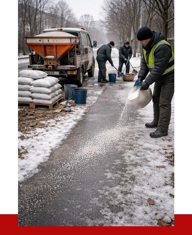 Реагент против гололеда в Вольске с доставкой от 4557 р. | ПРОНЕРУДВль