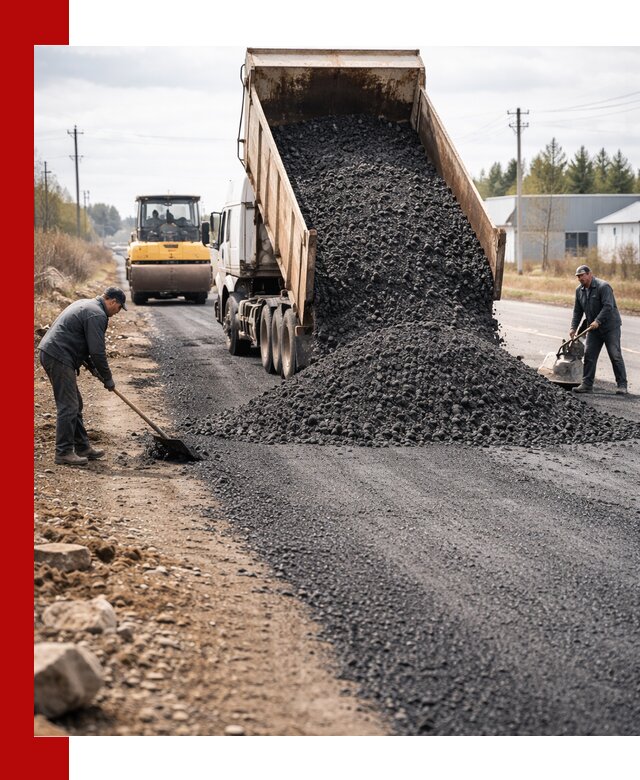 Асфальтовая крошка для дорог в Вольске — поставка и доставка