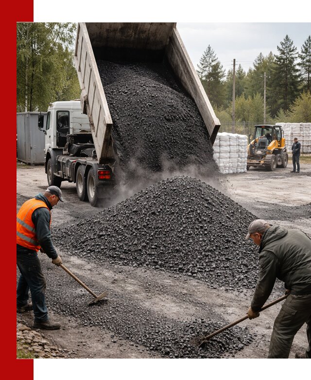 Доставка и продажа асфальтного гранулята в Вольске