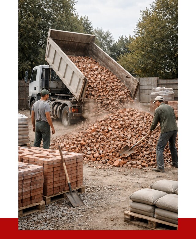 Бой кирпича в Вольске с доставкой от 4253 руб/куб | ПРОНЕРУДВль