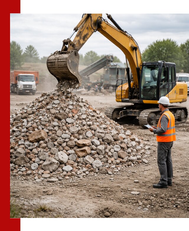 Доставка и вывоз строительного боя в Вольске