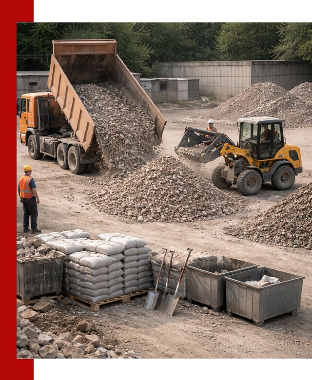 Вторичные материалы для отсыпки в Вольске — поставка и доставка