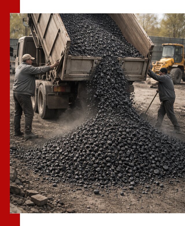 Доставка угля семечка самосвалами в Вольске