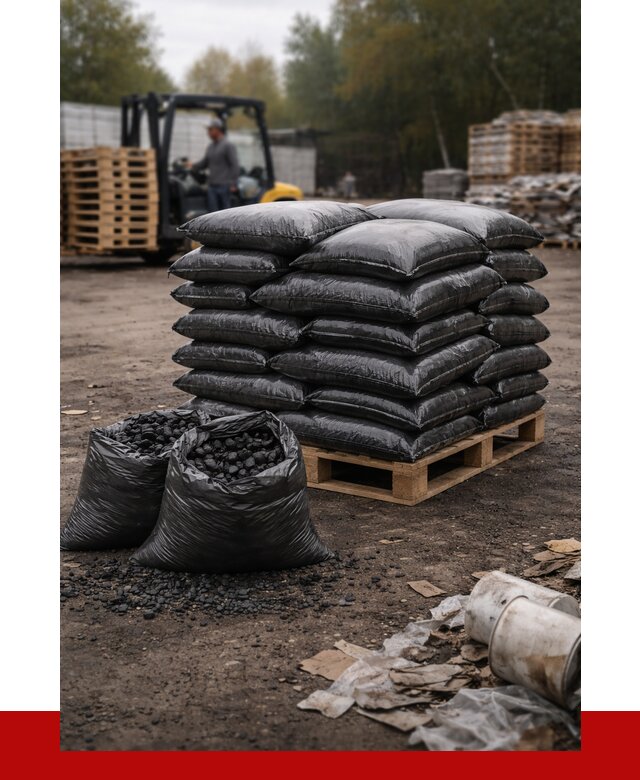 Купить уголь в мешках с доставкой в Вольске от 7595 р. | ПРОНЕРУДВль