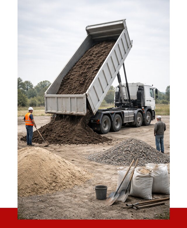 Доставка самосвалом 30 кубов в Вольске от 8608 р. | ПРОНЕРУДВль