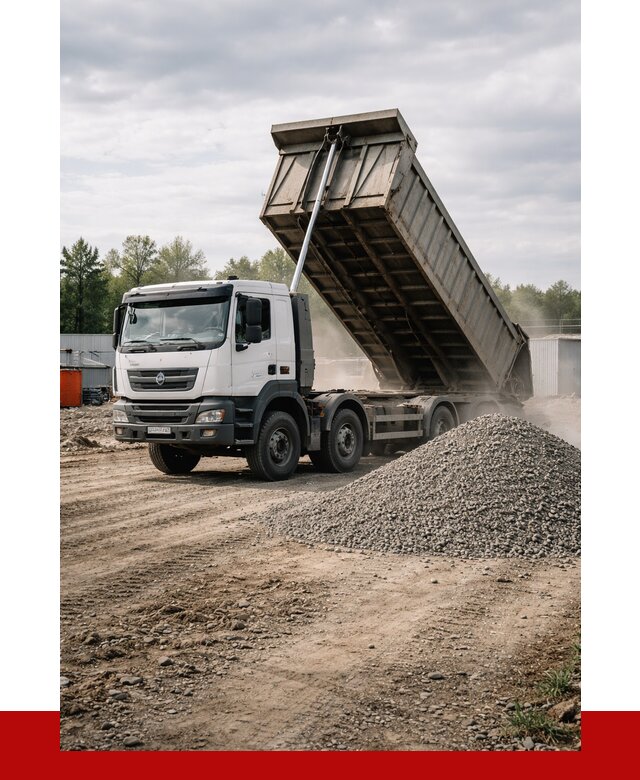 Доставка самосвалом 40 кубов в Вольске от 9114 р. | ПРОНЕРУДВль