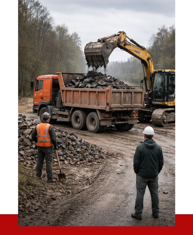 Вывоз асфальта в Вольске от 4557 р. самосвалом ПРОНЕРУДВль