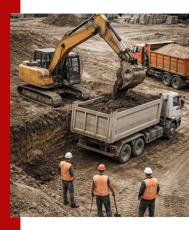 Разработка грунта для строительства и благоустройства в Вольске