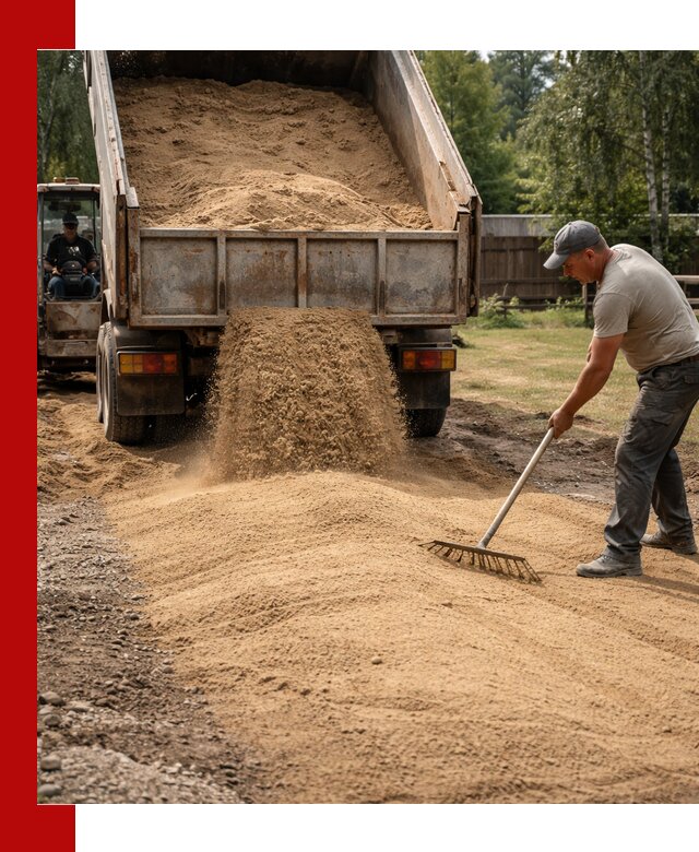Отсыпка участка песком в Вольске быстро и качественно