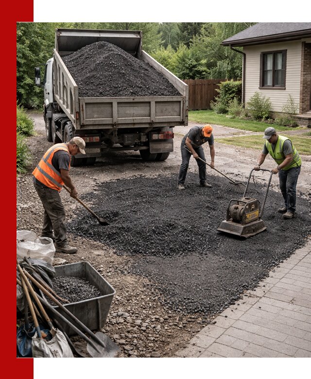 Асфальтовая крошка для двора с доставкой в Вольске